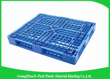 1200 * 1000mm Lightweight Plastic Pallets , Single Solid Deck Stackable Plastic Pallets