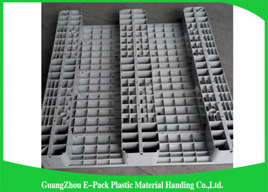 Customized Logistics Heavy Duty Plastic Pallets 1200 * 1200 * 160mm For Food Industry