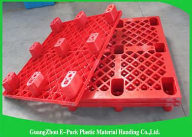 Single Faced Plastic Export Pallets , 3 Skids Industrial Plastic Pallets For Food Industry