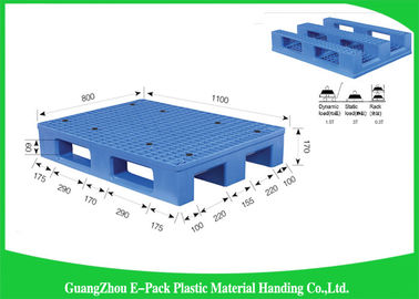 Durable Heavy Duty Plastic Pallets Transport Moving Anti - Slip With Steel Tubes Inside