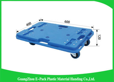 Stackable 4 Wheel Furniture Dolly , Heavy Duty Moving Dolly For Platform Cart Transport