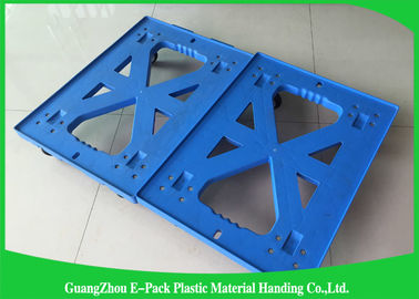 750 * 570 * 175mm Plastic Moving Dolly  Pallet  Heavy Duty Four Wheel 100% PP