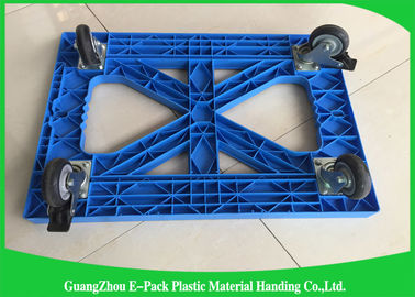 Logistics Stackable Plastic Moving Dolly Convenience Transport Long Service Life
