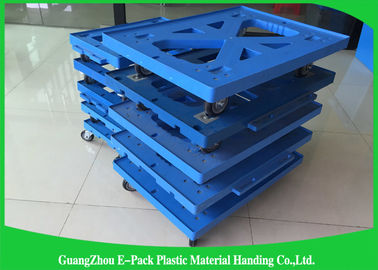 Logistics Stackable Plastic Moving Dolly Convenience Transport Long Service Life