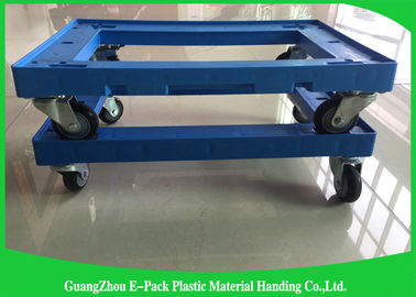 Folding Heavy Duty Moving Dolly , Antistatic Plastic Dolly Cart 61q2 * 412 * 145mm