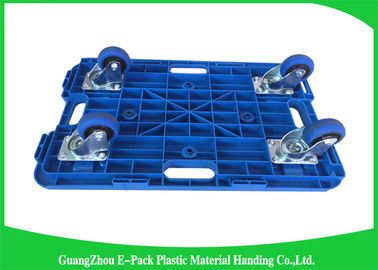 150KG 4 Wheel Cart Dolly  For Plastic Crate , Recyclable Heavy Duty Moving Dolly