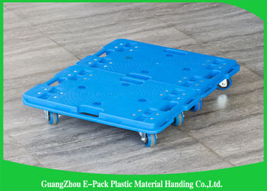 150KG 4 Wheel Cart Dolly  For Plastic Crate , Recyclable Heavy Duty Moving Dolly