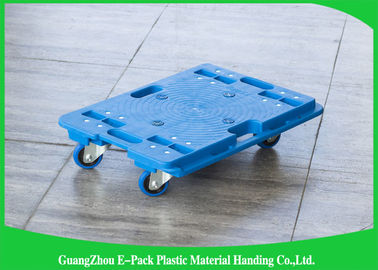 150KG 4 Wheel Cart Dolly  For Plastic Crate , Recyclable Heavy Duty Moving Dolly