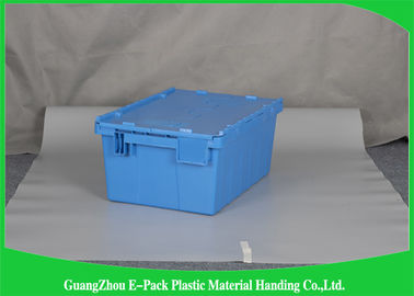 45L New PP Nested Plastic Storage Boxes With Lids , Light Weight Plastic Storage Bins
