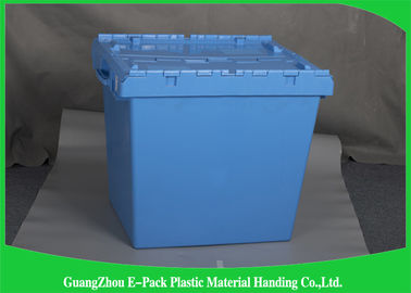 New PP Plastic Attached Lid Containers Logistic Space Saving Easy Transportation