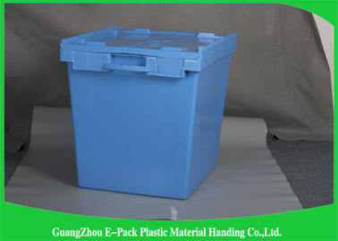 New PP Plastic Attached Lid Containers Logistic Space Saving Easy Transportation