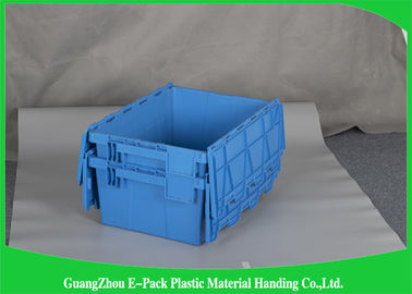 45L New PP Nested Plastic Storage Boxes With Lids , Light Weight Plastic Storage Bins
