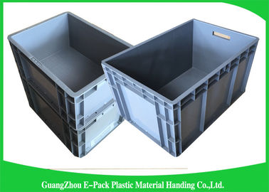 65 Litre Industrial  Euro Stacking Containers Heavy Duty Foldable Transport Space Saving