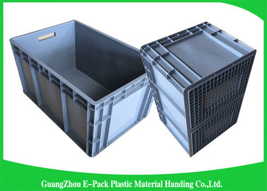 Standard Plastic PP Industrial Storage Bins , Reusable Plastic Stacking Boxes