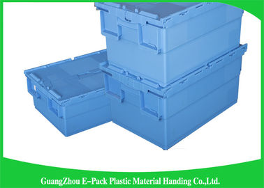 Warehouse Plastic Attached Lid Containers Transport Packaging Environmental Protection