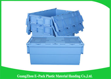 Warehouse Plastic Attached Lid Containers Transport Packaging Environmental Protection