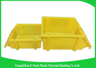 20L Shelving Industrial Plastic Totes , Hardware Storage Containers Space Saving