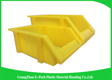 20L Shelving Industrial Plastic Totes , Hardware Storage Containers Space Saving