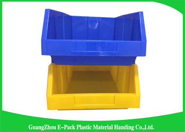 Customized Industrial Plastic Storage Containers , Standard Size Stackable Storage Bins