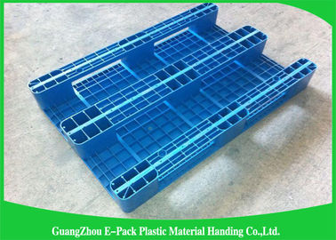 Single Faced Plastic Euro Pallets 100% Virgin HDPE Ventilated For Warehouse