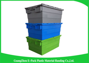 Durable Turnover Logistics Opaque Plastic Storage Boxes With Lid for foods