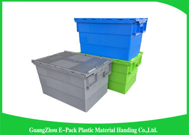 Durable Turnover Logistics Opaque Plastic Storage Boxes With Lid for foods