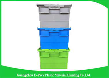 Durable Turnover Logistics Opaque Plastic Storage Boxes With Lid for foods