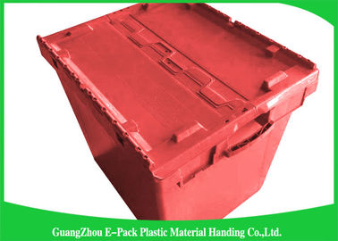 50kgs Security Moving Plastic Attached Lid Containers easy to clean