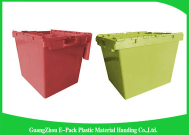 50kgs Security Moving Plastic Attached Lid Containers easy to clean