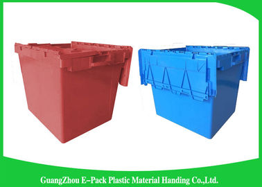 50kgs Security Moving Plastic Attached Lid Containers easy to clean