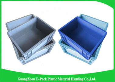 Large Standard Warehouse Plastic Euro Stacking Containers 800*600*340mm