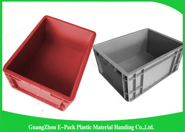 Large Standard Warehouse Plastic Euro Stacking Containers 800*600*340mm