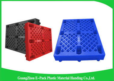 Small Single Bottom Light Duty Nestable Plastic Pallets 1100*800*135mm