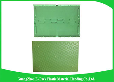 Recyclable Logistic Plastic Attached Lid Containers For Transporting