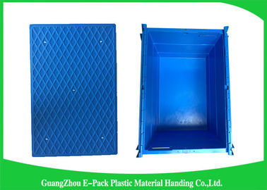 Industrial 50kgs Security Plastic Attach Lid Containers / plastic storage bins with lids