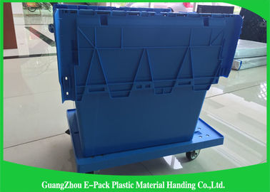 Heavy Duty Big Plastic Shipping Containers With Attached Lids