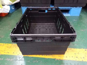 Supermarket Stacking Storage Boxes 600*400mm Virgin PP Material 6 different Height