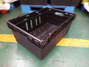 Supermarket Stacking Storage Boxes 600*400mm Virgin PP Material 6 different Height