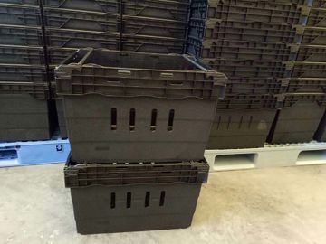 Supermarket Stacking Storage Boxes 600*400mm Virgin PP Material 6 different Height
