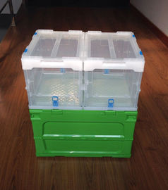 360*260mm Collapsible Storage Crates Plastic Polypropylene Loading Strengthening