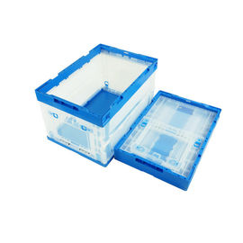 Width Sides Opening Collapsible Plastic Containers Light Weight