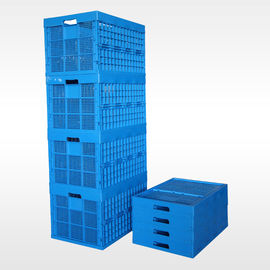 Large 800 mm Plastic Collapsible Crates With 4sets Casters Option