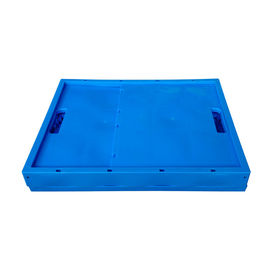 750*580mm Larger Plastic Collapsible Logistics Containers With Casters Convenient