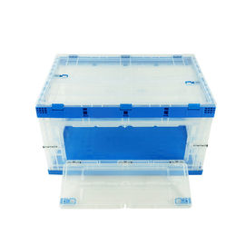 Durable Virgin PP Collapsible Containers Opening Door Both Sides