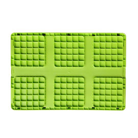 Standard Size Green Collapsible Plastic Containers / Foldable Plastic Box