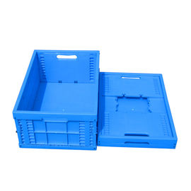 Solid Collapsible Plastic Containers For Distribution / Sorting Colors Customized
