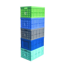 30kgs Loading Capacity Virgin PP Collapsible Stacking Containers 600*400 mm Series