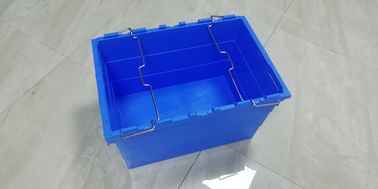100% Virgin PP Stackable Nesting Trays With Steel Bars Storage Transportation