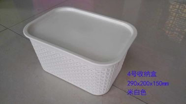 Yellow Plastic Storage Containers With Lids / Large Plastic Storage Bins