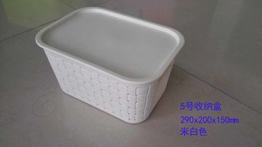Yellow Plastic Storage Containers With Lids / Large Plastic Storage Bins